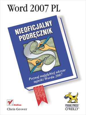 cover image of Word 2007 PL. Nieoficjalny podr?cznik